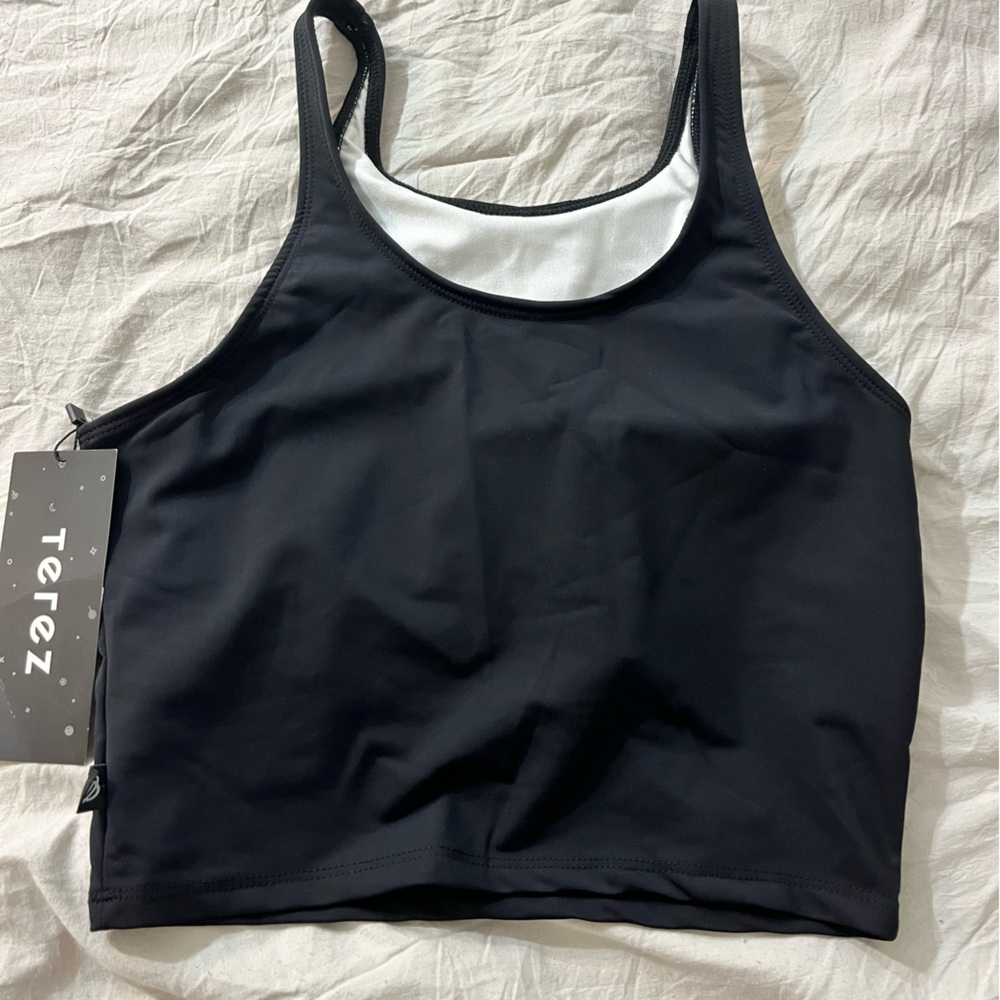 NWT Zara Terez activewear crop top with built in bra